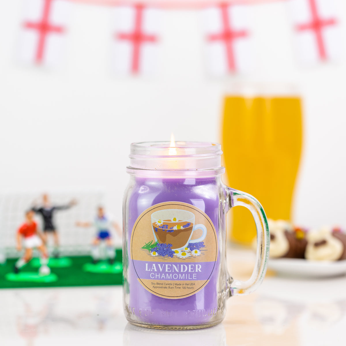 Lavender Chamomile Mini Mason Candle